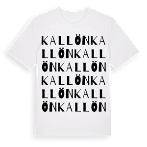 Kallön ordlek t-shirt – ekologisk bomull t-shirt från Pinshirt
