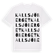 Kallsjöberget ordlek t-shirt