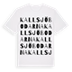 Kallsjöbodarna ordlek t-shirt
