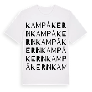 Kampåkern ordlek t-shirt – ekologisk bomull t-shirt från Pinshirt