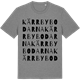 Mid Heather Gray t-shirt med Kärrbybodarna ordlek t-shirt