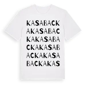 Kasabacka ordlek t-shirt – ekologisk bomull t-shirt från Pinshirt