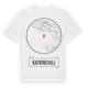 White t-shirt med Katrinehill t-shirt