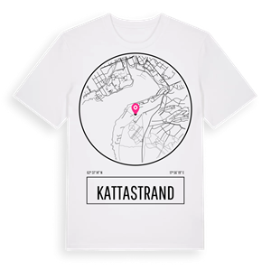 Kattastrand t-shirt – ekologisk bomull t-shirt från Pinshirt