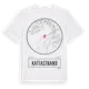 White t-shirt med Kattastrand t-shirt