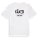 White t-shirt med Käxed i Sverige t-shirt