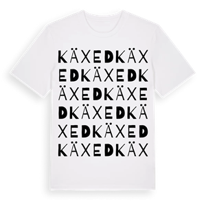 Käxed ordlek t-shirt – ekologisk bomull t-shirt från Pinshirt