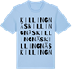 Blue Soul t-shirt med Killingnäs ordlek t-shirt