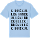 Blue Soul t-shirt med Kinnekulle ordlek t-shirt