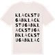 Vintage White t-shirt med Klackstugan ordlek t-shirt
