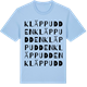 Blue Soul t-shirt med Kläppudden ordlek t-shirt