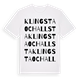 Klingsta och Allsta ordlek t-shirt