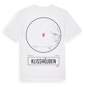 Klisshöjden t-shirt – ekologisk bomull t-shirt från Pinshirt