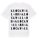 Klockvallarna ordlek t-shirt