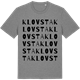 Mid Heather Gray t-shirt med Klovsta ordlek t-shirt