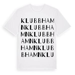 Klubbhamn ordlek t-shirt – ekologisk bomull t-shirt från Pinshirt