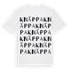 White t-shirt med Knäppa ordlek t-shirt
