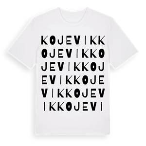 Kojevik ordlek t-shirt – ekologisk bomull t-shirt från Pinshirt