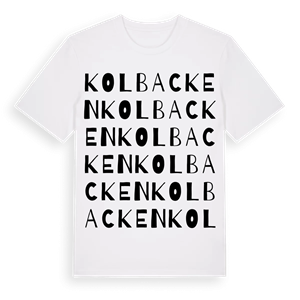 Kolbacken ordlek t-shirt – ekologisk bomull t-shirt från Pinshirt