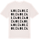 Vintage White t-shirt med Kole ordlek t-shirt