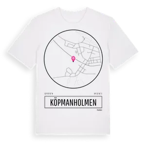 Köpmanholmen t-shirt – ekologisk bomull t-shirt från Pinshirt