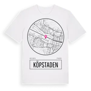 Köpstaden t-shirt – ekologisk bomull t-shirt från Pinshirt
