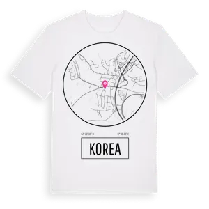 Korea t-shirt – ekologisk bomull t-shirt från Pinshirt