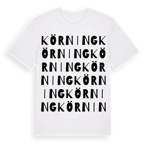 Körning ordlek t-shirt – ekologisk bomull t-shirt från Pinshirt