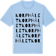 Blue Soul t-shirt med Korphålet ordlek t-shirt