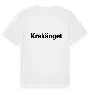 Kråkänget fetstil t-shirt – ekologisk bomull t-shirt från Pinshirt