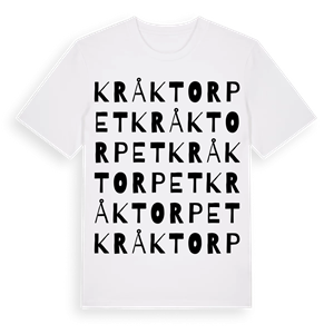 Kråktorpet ordlek t-shirt – ekologisk bomull t-shirt från Pinshirt