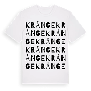 Krånge ordlek t-shirt – ekologisk bomull t-shirt från Pinshirt
