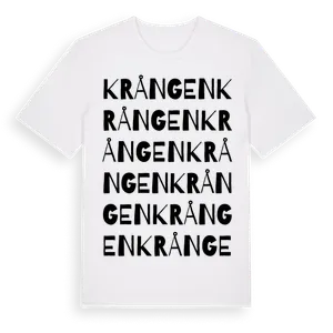 Krången ordlek t-shirt – ekologisk bomull t-shirt från Pinshirt