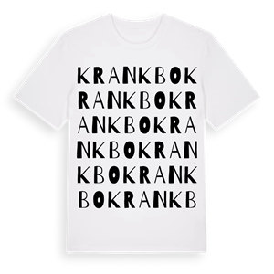 Krankbo ordlek t-shirt – ekologisk bomull t-shirt från Pinshirt