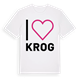 Jag älskar Krog t-shirt stort tryck