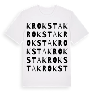 Kroksta ordlek t-shirt – ekologisk bomull t-shirt från Pinshirt