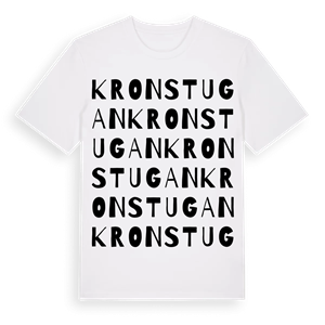 Kronstugan ordlek t-shirt – ekologisk bomull t-shirt från Pinshirt