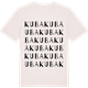 Vintage White t-shirt med Kuba ordlek t-shirt