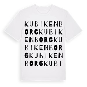 Kubikenborg ordlek t-shirt – ekologisk bomull t-shirt från Pinshirt