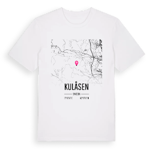 Kulåsen karta t-shirt – ekologisk bomull t-shirt från Pinshirt
