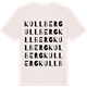 Vintage White t-shirt med Kullberg ordlek t-shirt