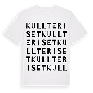 Kullteriset ordlek t-shirt – ekologisk bomull t-shirt från Pinshirt