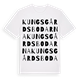 Kungsgårdsbodarna ordlek t-shirt