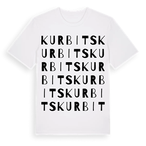 Kurbits ordlek t-shirt – ekologisk bomull t-shirt från Pinshirt
