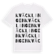 Kväcklingen ordlek t-shirt