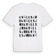 Kvällsjön ordlek t-shirt