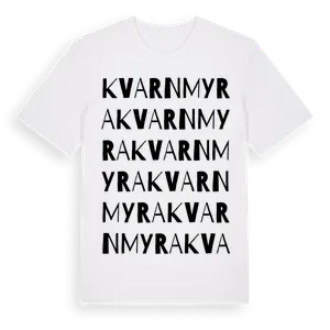 Kvarnmyra ordlek t-shirt – ekologisk bomull t-shirt från Pinshirt