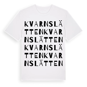 Kvarnslätten ordlek t-shirt – ekologisk bomull t-shirt från Pinshirt