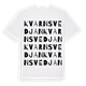 Kvarnsvedjan ordlek t-shirt