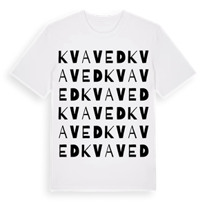 Kvaved ordlek t-shirt – ekologisk bomull t-shirt från Pinshirt
